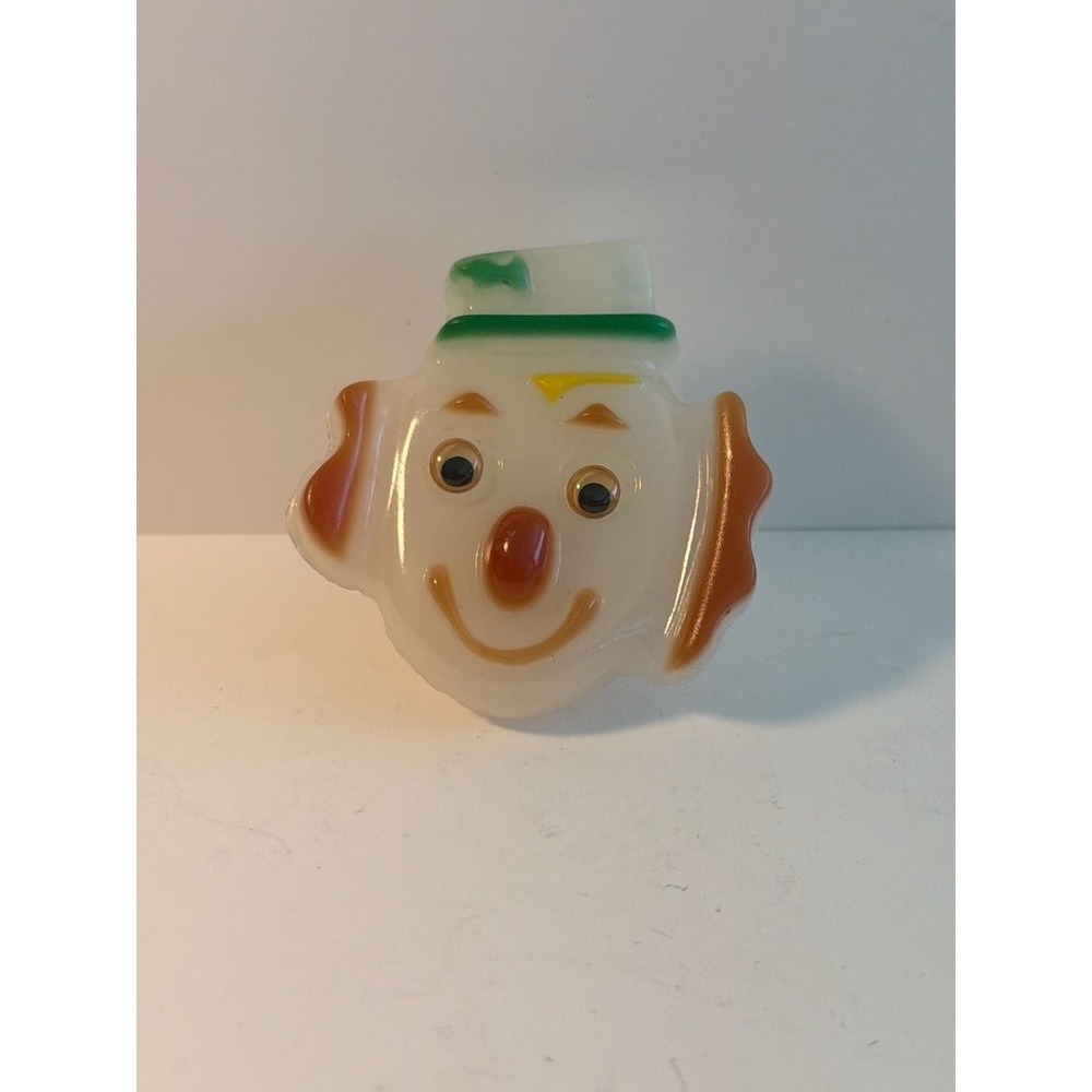Vintage Goo The Clown Googly Eyed Plastic Plug-In Night Light‎